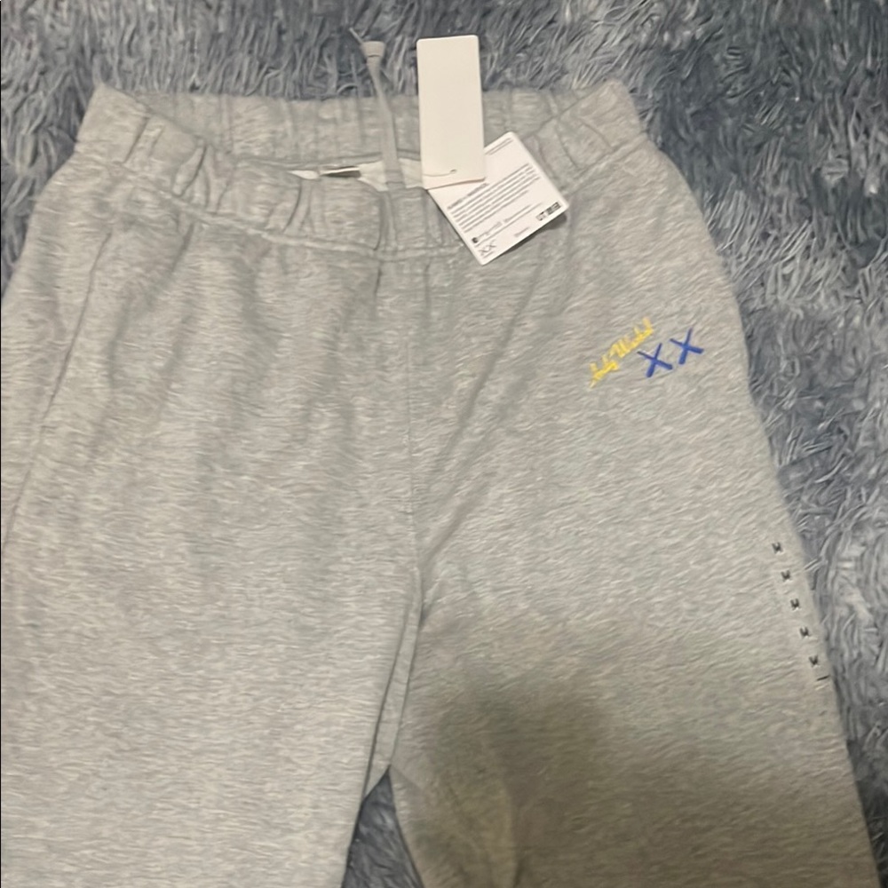 KAWS X UNIQLO Gray MENS Jogger Pants
